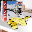 Aeromodel SUKHOI SU-35, complet echipat, cu stabilizator electronic, 2.4 GHz (290 mm)