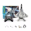 Aeromodel F-22 RAPTOR, complet echipat, cu stabilizator electronic, 2.4 GHz (290 mm)