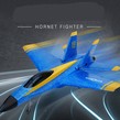 Aeromodel F-18, complet echipat, cu stabilizator electronic, 2.4 GHz (290 mm)