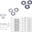 Saibe otel inoxidabil M2, D5xd2.2x0.5mm (30 buc)