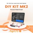 Kit DIY MK2 masina CNC de gravat si taiat cu laser ALGOLASER, putere 96W (laser 10W), 400x435 mm, adancime taiere max. 6mm si gravare pe lemn, plastic, piele, placi PCB, textile, sticla